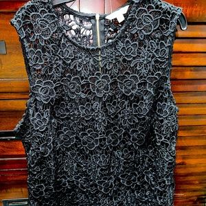 Black lace look. Nanette Laporte worn once. Very nice for a night out